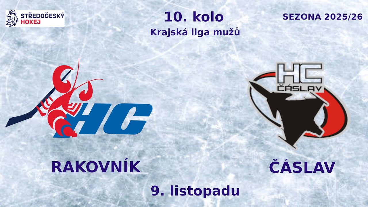 HC Rakovník vs. HC Čáslav 5:2 - 10. kolo KLM  -  9.11.2025