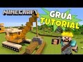 Minecraft: Como hacer una Grua, Vehículo de la Construcción, Super Tutorial.