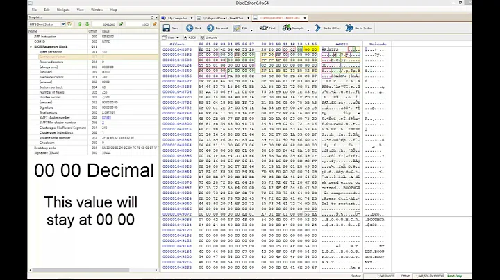 Volume Boot Record Demonstration