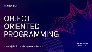 CSC186 || OBJECT ORIENTED PROGRAMMING