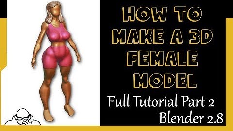 Full Part Two How To Make A Female Mesh In Blender 2.8 Beta
