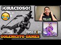 REACCIONANDO A GOLEMCITO GAMES *EL YOUTUBER MAS GRACIOSO DE FREE FIRE* EPICO l Jeanki