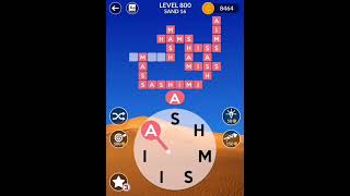 Famous Wordscapes "SAND" level 800 gameplay | Answers | Solution Net Worth