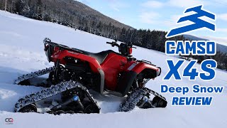 Camso X4s track test on a Honda Rubicon 520 DCT | Impressive!