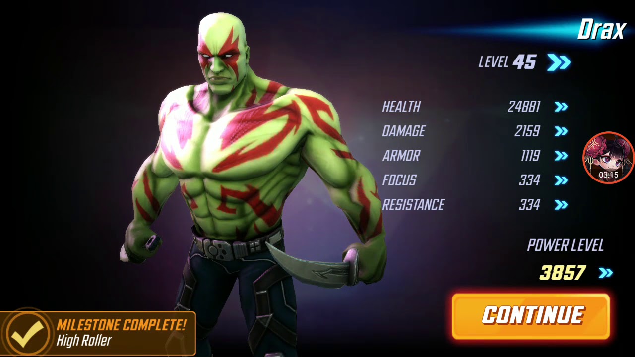 Marvel Strike Force: Открываем паки и изи-инвент потратьте золото.