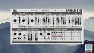TAL BassLine 101 / VST synth / demo play only