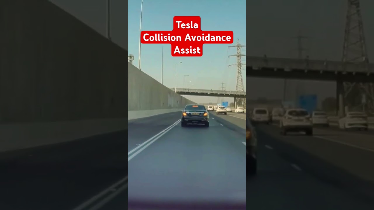 Tesla Collision Avoidance Assist 