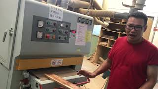 砂光機操作（木設系之花真面目）