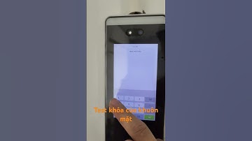 Test khóa từ khuôn mặt #accesscontrol #khoavantay #kiemsoatcua #maychamcong #khoatu #zkteco