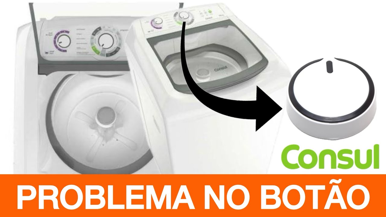 Máquina de Lavar CONSUL CWS11 não Centrifuga, SÓ BATE! (Resolva fácil ...