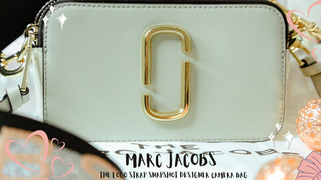 Unboxing & Review Marc Jacobs Logo Strap Snapshot Small Camera Bag # marcjacobs #snapshotbag 