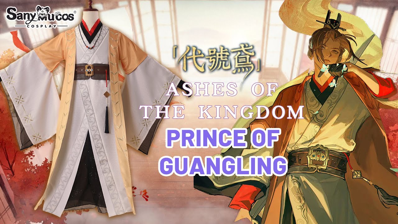 【SanyMuCos】Ashes of The Kingdom Prince of Guangling Cosplay Costume Plus Size Detail Show