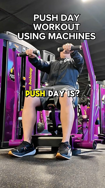PUSH DAY WORKOUT ROUTINE USING MACHINES 💪🏼