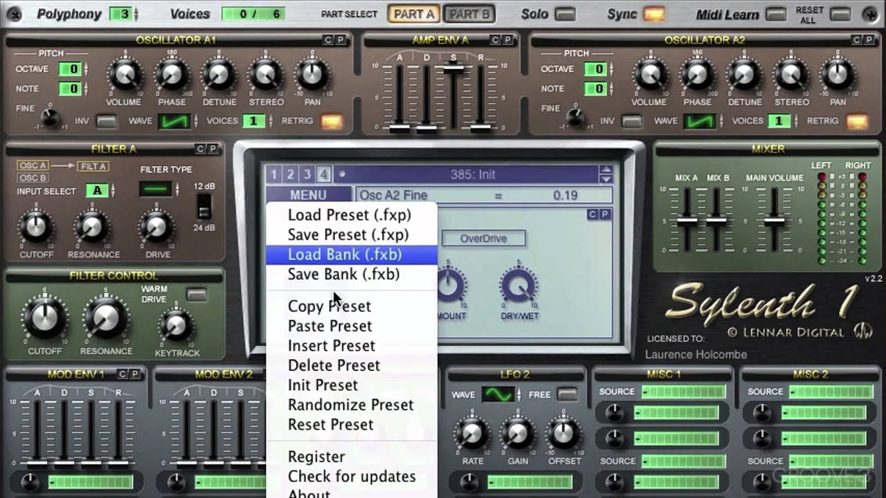 The Part Section - Oscillators (Sylenth Explained)
