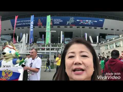 ブラジル対コスタリカ戦サンクト=ペテルブルクスタジアム
