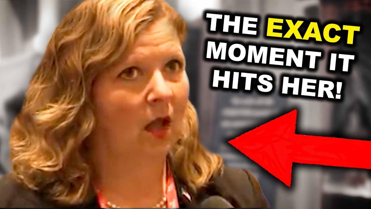 Trump Supporter GLITCHES When She Realizes Trump's WRONG