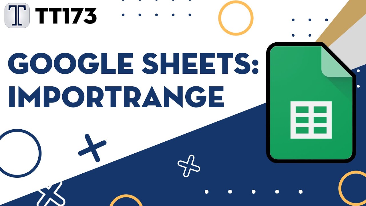 Tech Tuesday 173 - Google Sheets Formulas Part V - ImportRange - YouTube
