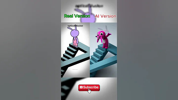 JAX: How is this possible?😱3D Trick Art😱Never Ending Stairs Optical Illusion Animation | AI Version