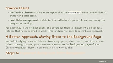 Finding a Solution to the Chrome Extension Popup Close Event Challenge
