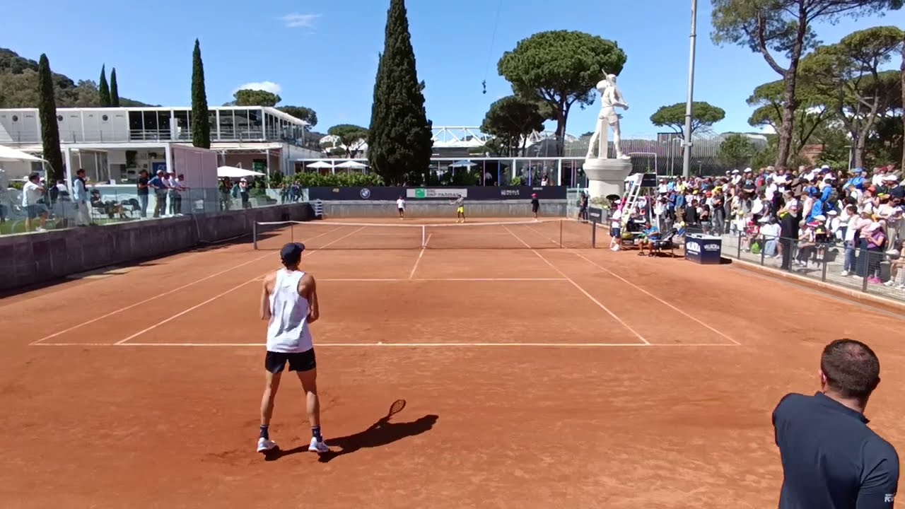 Matteo Arnaldi and Flavio Cobolli Practice in Rome