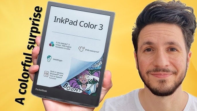 The Cleanest Color EINK  Pocketbook Inkpad Color 3 Review 