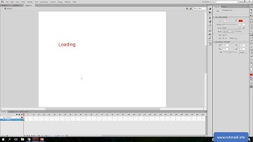 Pembuatan animasi loading di Flash CS6