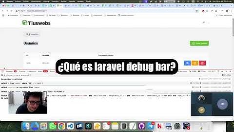 31 Curso de laravel Tall Stack - Debugging - ¿Qué es laravel debug bar?