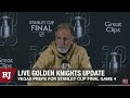 Live with Golden Knights coach John Tortorella