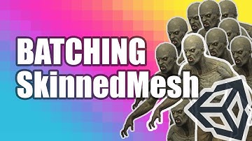 Batching SkinnedMeshRenderer - 1000 Zombies over 60 FPS