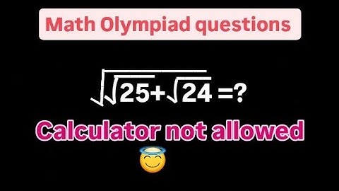 Square root simplification|Math Olympiad questions|No calculator #maths #shortsfeed