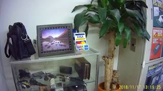 Wi-Fi搭載ミニDVRと専用ボタン型カメラセット　PMC-7Sのサンプル動画