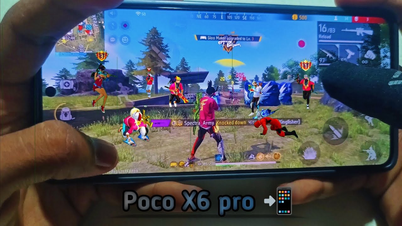 Poco X6 Pro Free Fire Solo Vs Squad 🔥 High Sensitivity Gameplay | Fast Movement & Clean Fights