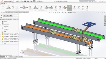 Pick and Place Robot Animation Tutorial in Solidworks