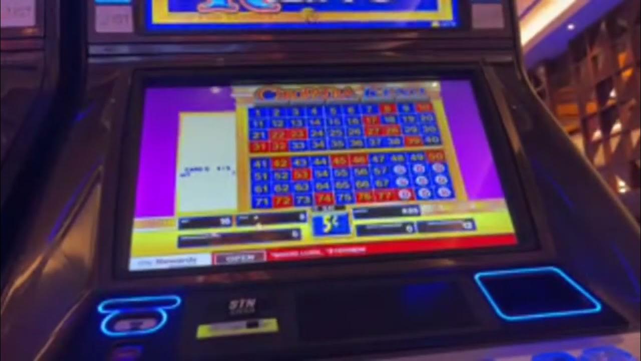 Las Vegas Keno. Casino multi game machine 5 of 5 and 6 of 7 7 of 9