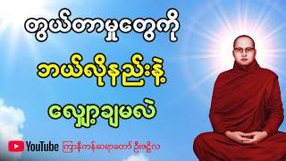 တွယ်တာမှုတွေကို ဘယ်လိုနည်းလမ်းနဲ့ လျှော့ချရမလဲ #ကြာနီကန် #ကြာနီကန်တရားတော်များ screenshot 5