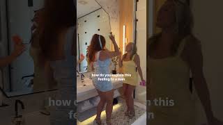 The feeling of getting ready with your bestie and music blaring  #relatable #friends #girls