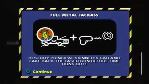 The Simpsons Hit and Run Gamecube: Full Metal Jackass