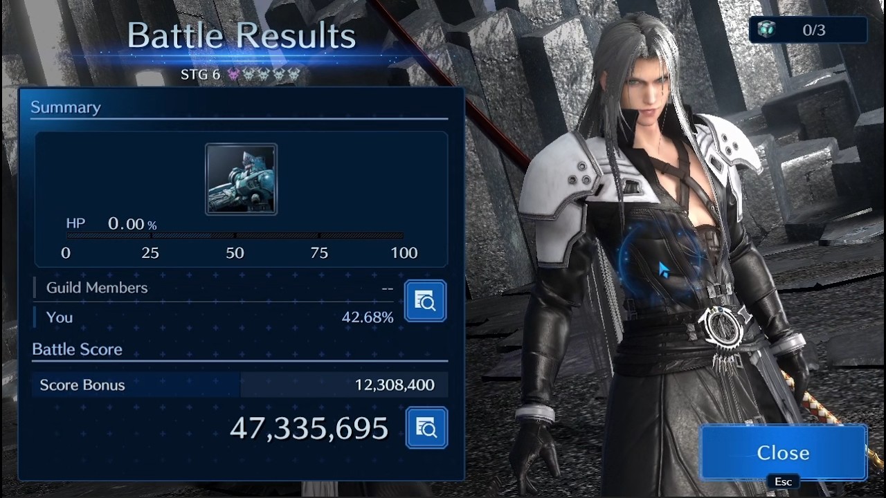 Final Fantasy VII Ever Crisis - Guild Battle #20 - Stage 6 - 40%+