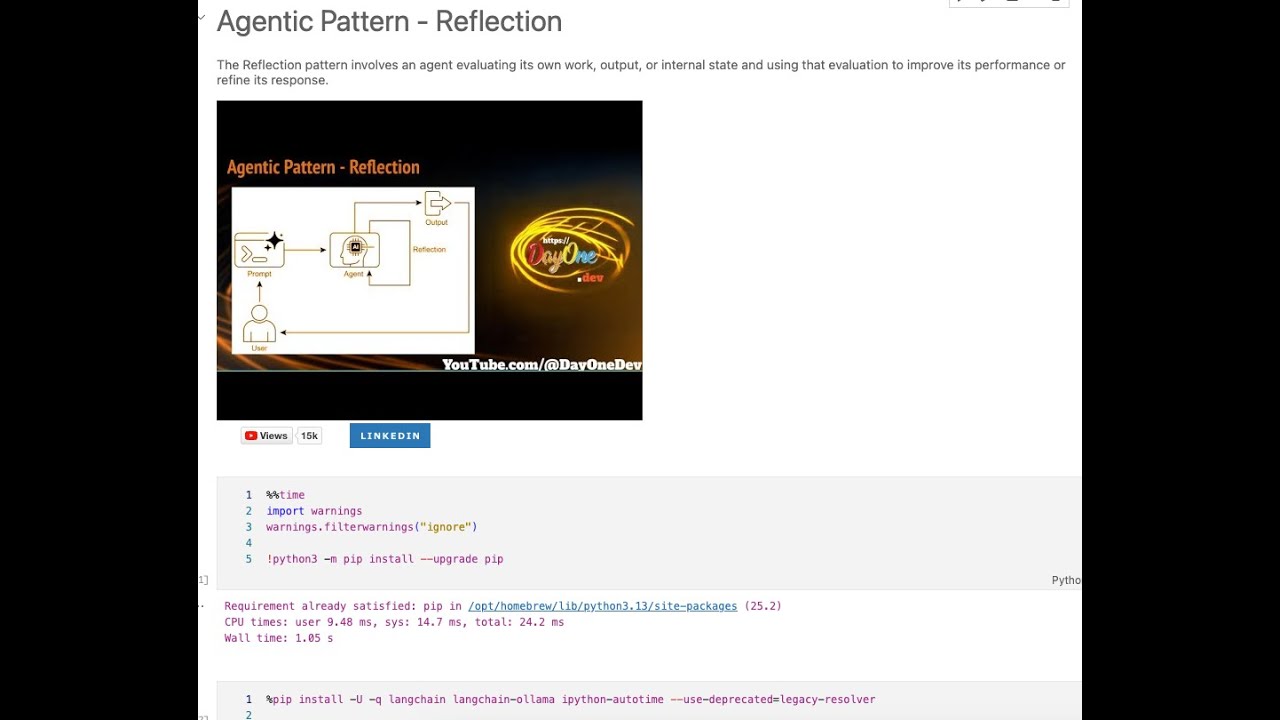 Agentic Pattern - Reflection notebook code