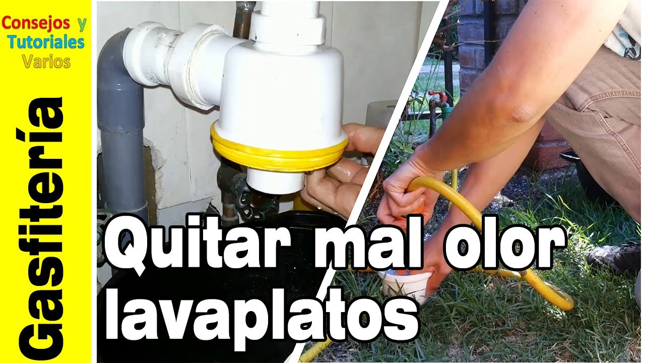 Cómo eliminar el mal olor del lavaplatos o lavamanos 🚰😷 sin químicos 🧽✨