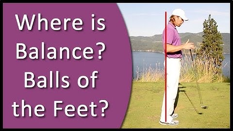 Golf for Beginners - Weight Distribution in the Golf Setup (RST - #1 Golf Instruction System)