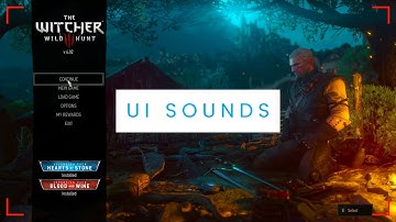 The Witcher 3: Wild Hunt [UI Sounds]