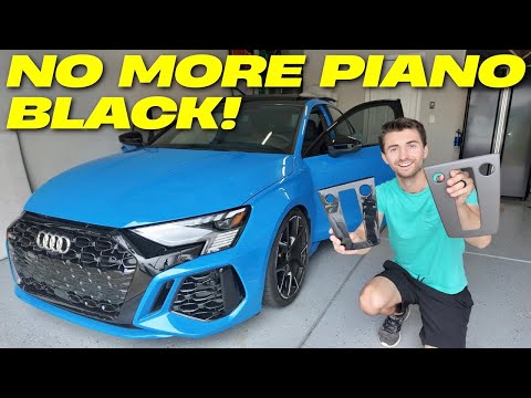 Piano Black Interior Wrap