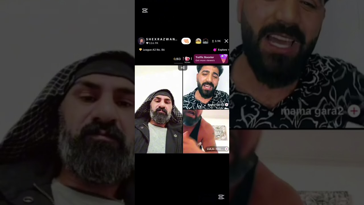 شەڕە گەورەکەی Tiktok شێخ ڕەزوان و گەرە قژلول و لولە هەڵەبجەی  چونە سەر ماڵی یەک تری Shari Tiktok