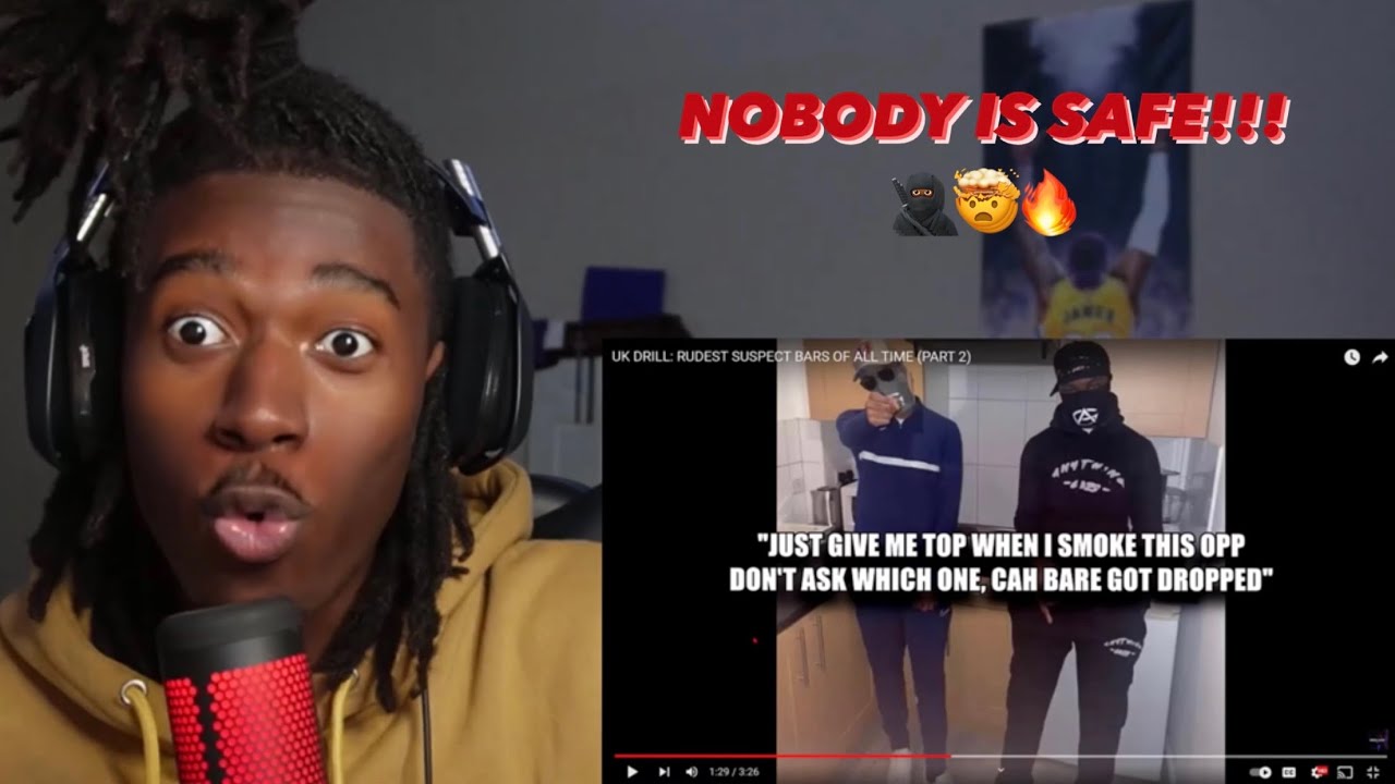 REACTING TO RUDEST UK DRILL BARS: SUSPECT EDITION PART 2!!!