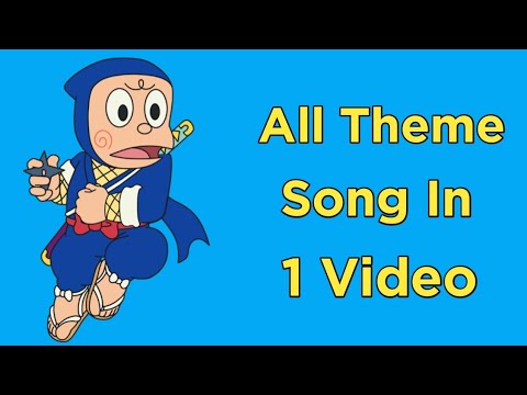 Ninja Hattori All Theme Song in 1 Video - YouTube
