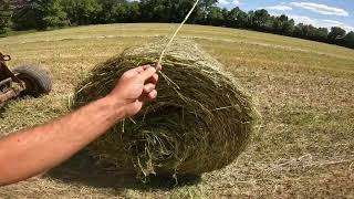 Struggling To Bale Waxy Grass Hay