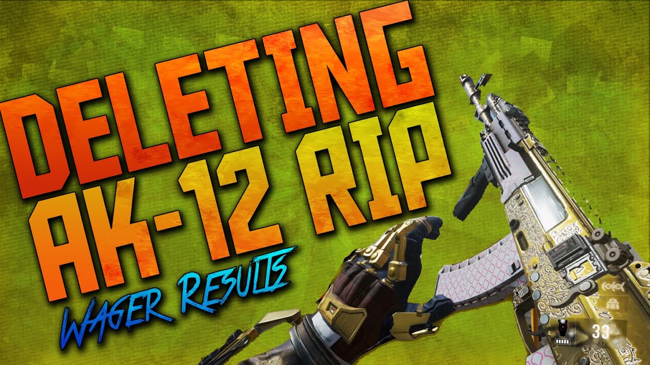 REDEEMING AK-12 R.I.P. FOR XP! - Elite Wager Results (COD AW Elite Supply Drop Deleting)