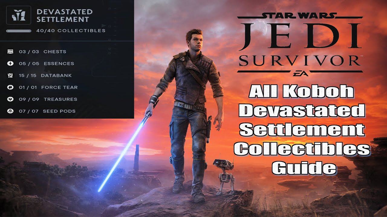 Star Wars Jedi Survivor Koboh Devastated Settlement Collectibles Guide