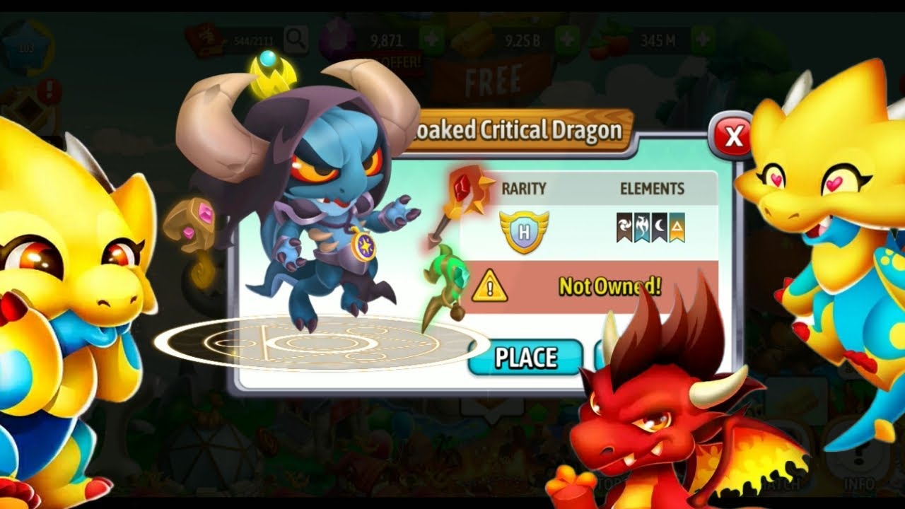 đã có High cloaked critical | DRAGON CITY 